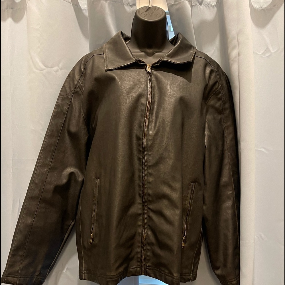 Men’s Real Leather Black Coat